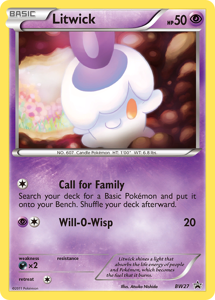 Litwick (BW27) [Black & White: Black Star Promos] | Tables and Towers