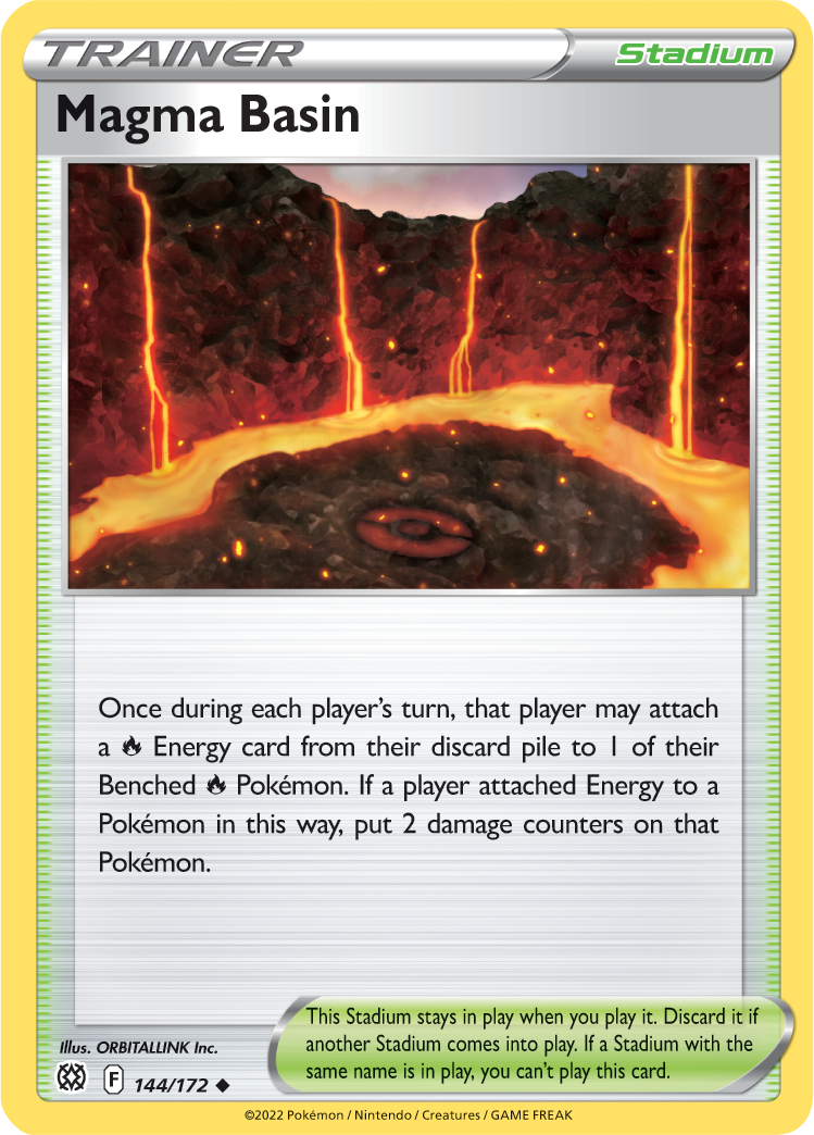 Magma Basin (144/172) [Sword & Shield: Brilliant Stars] | Tables and Towers