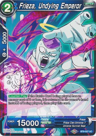 Frieza, Undying Emperor (BT9-027) [Universal Onslaught] | Tables and Towers