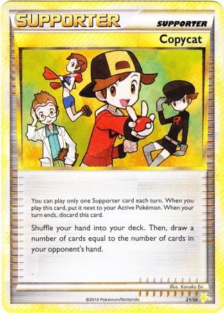 Copycat (21/30) [HeartGold & SoulSilver: Trainer Kit - Raichu] | Tables and Towers