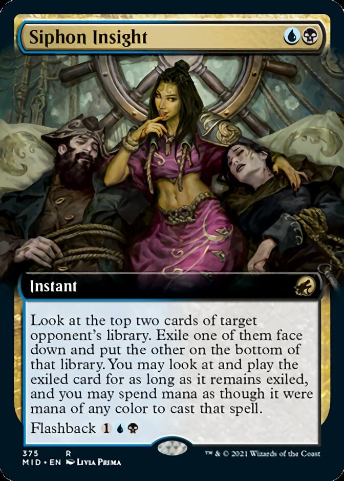 Siphon Insight (Extended Art) [Innistrad: Midnight Hunt] | Tables and Towers