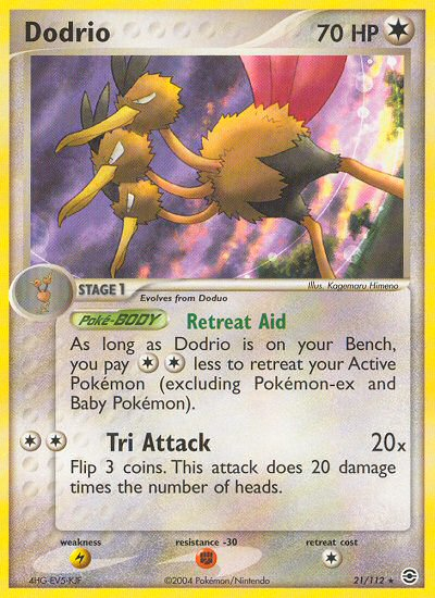 Dodrio (21/112) [EX: FireRed & LeafGreen] | Tables and Towers