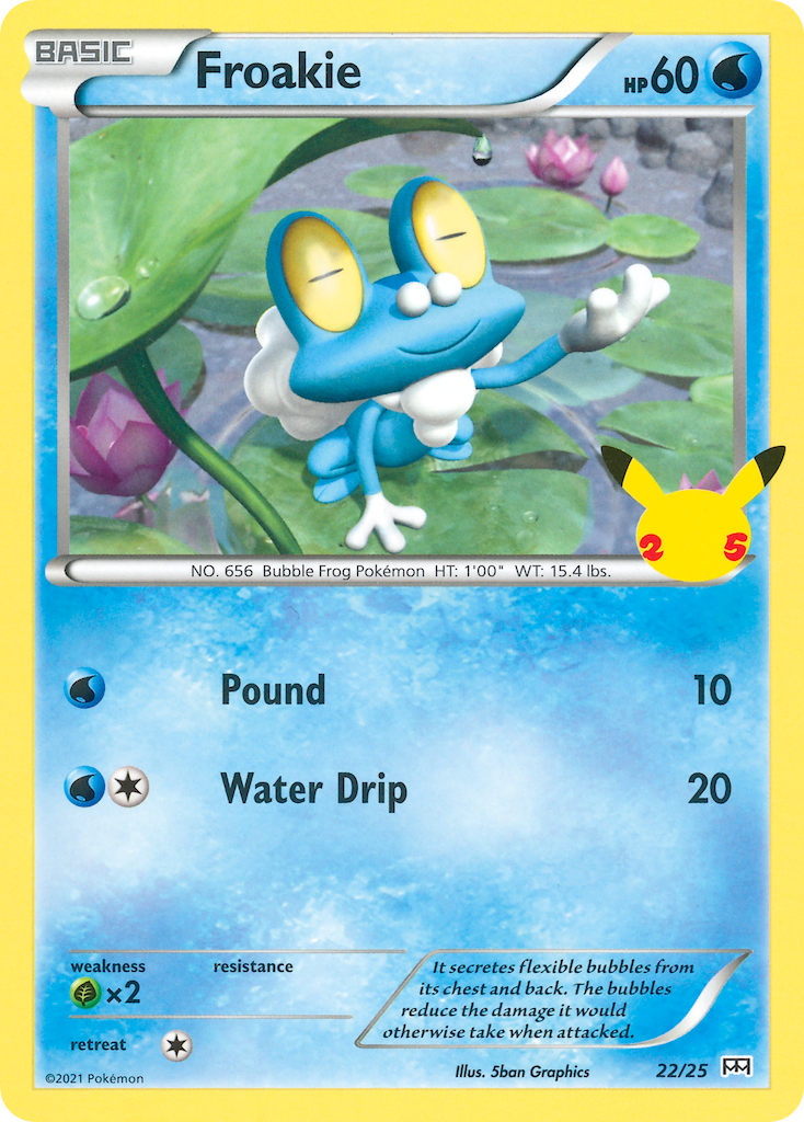 Froakie (22/25) [McDonald's 25th Anniversary] | Tables and Towers