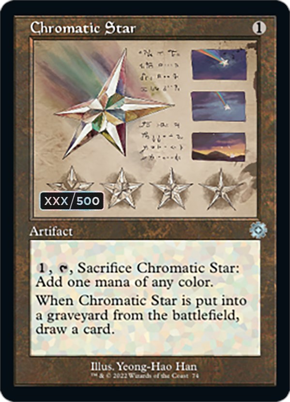 Chromatic Star (Retro Schematic) (Serialized) [The Brothers' War Retro Artifacts] | Tables and Towers