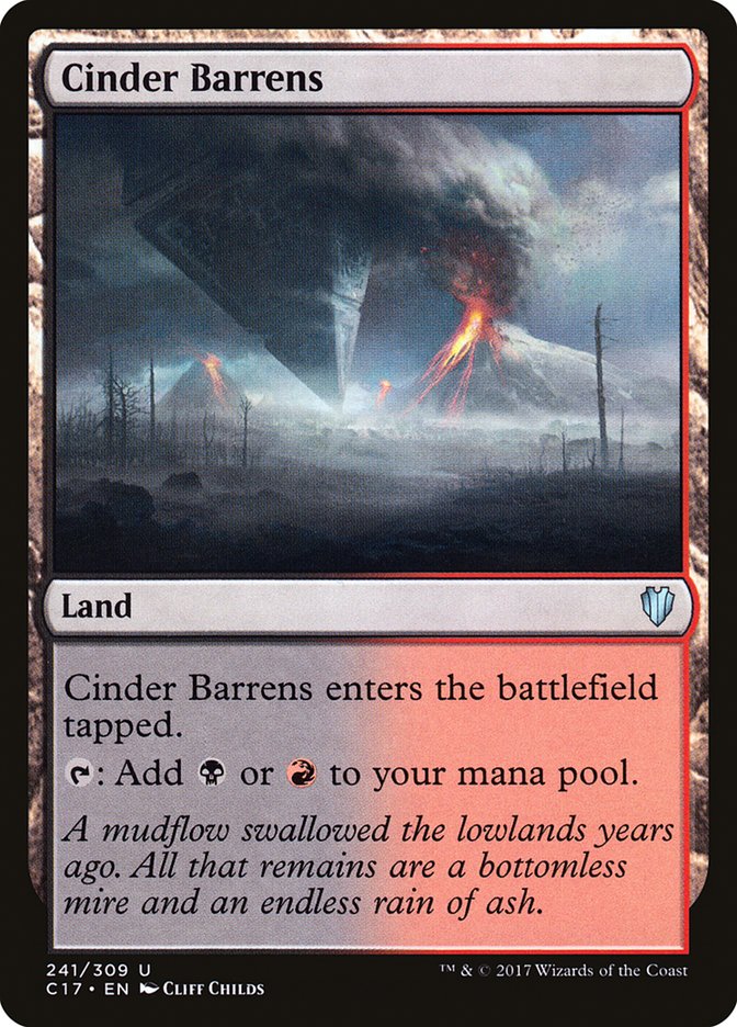 Cinder Barrens [Commander 2017] | Tables and Towers