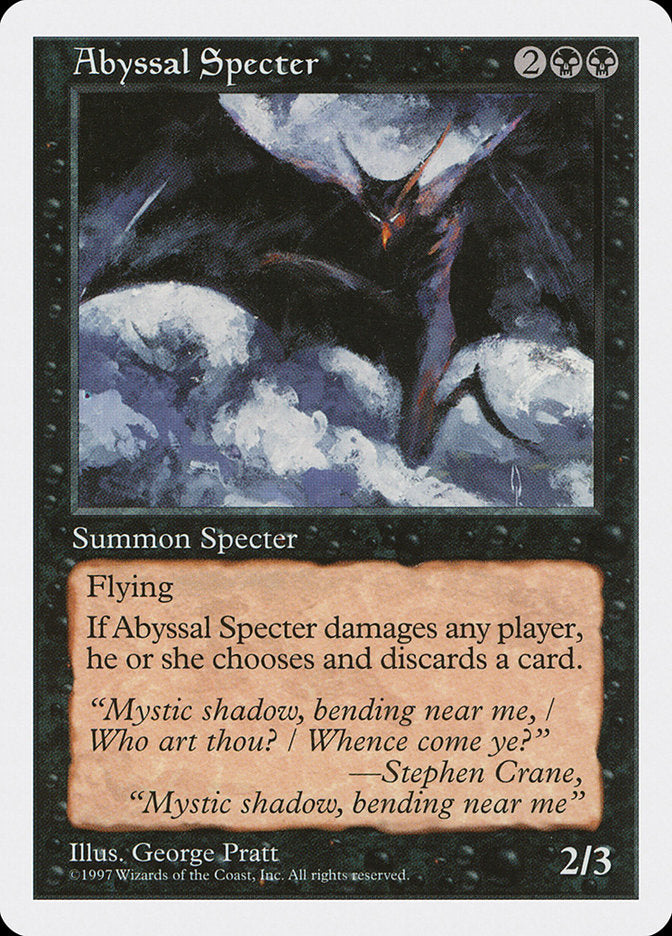 Abyssal Specter [Fifth Edition] | Tables and Towers