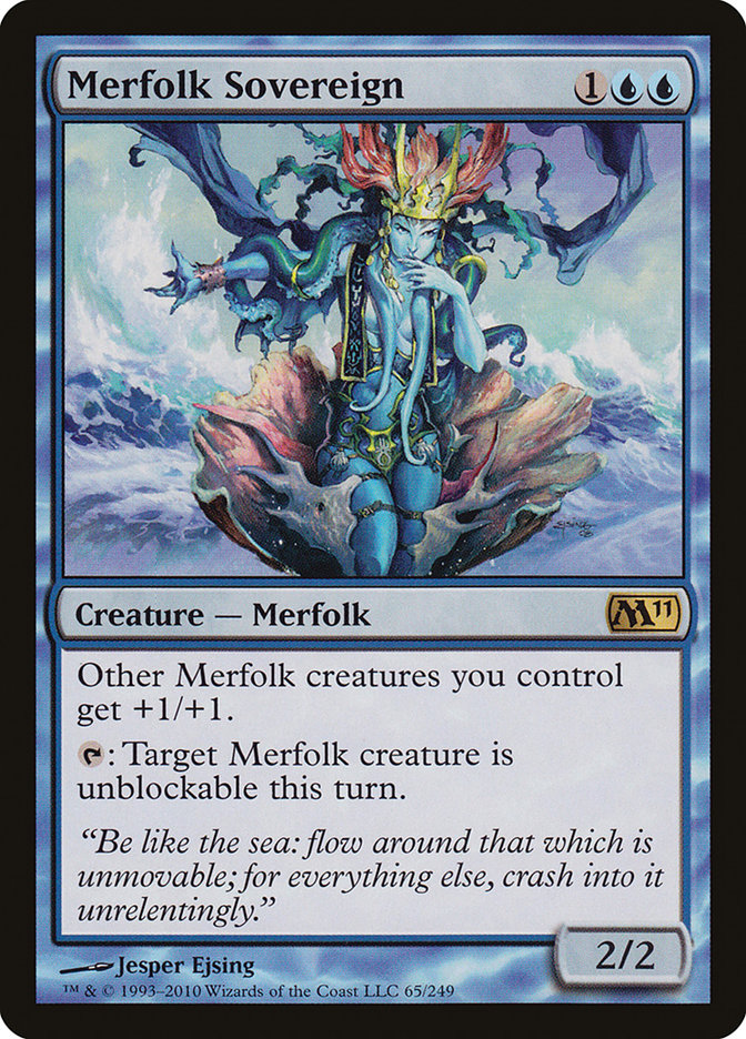 Merfolk Sovereign [Magic 2011] | Tables and Towers