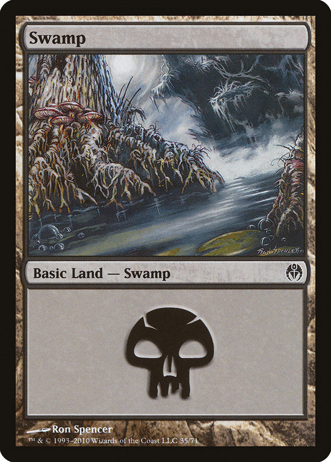 Swamp (35) [Duel Decks: Phyrexia vs. the Coalition] | Tables and Towers