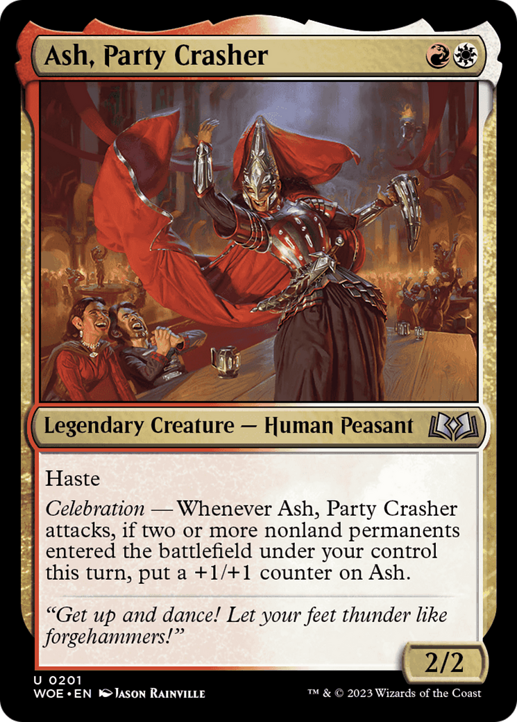 Ash, Party Crasher [Wilds of Eldraine] | Tables and Towers