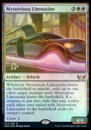 Mysterious Limousine [Streets of New Capenna Prerelease Promos] | Tables and Towers