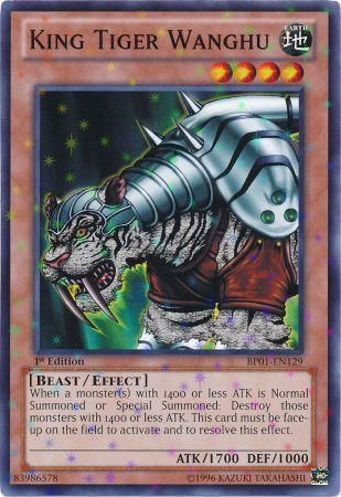 King Tiger Wanghu [BP01-EN129] Starfoil Rare | Tables and Towers