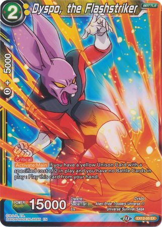 Dyspo, the Flashstriker (EX12-05) [Universe 11 Unison] | Tables and Towers