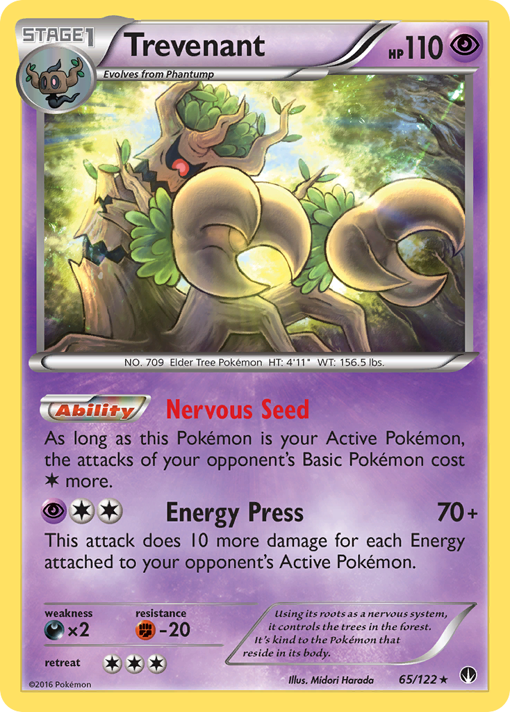 Trevenant (65/122) [XY: BREAKpoint] | Tables and Towers