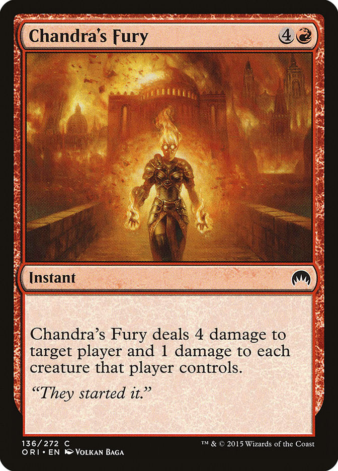 Chandra's Fury [Magic Origins] | Tables and Towers