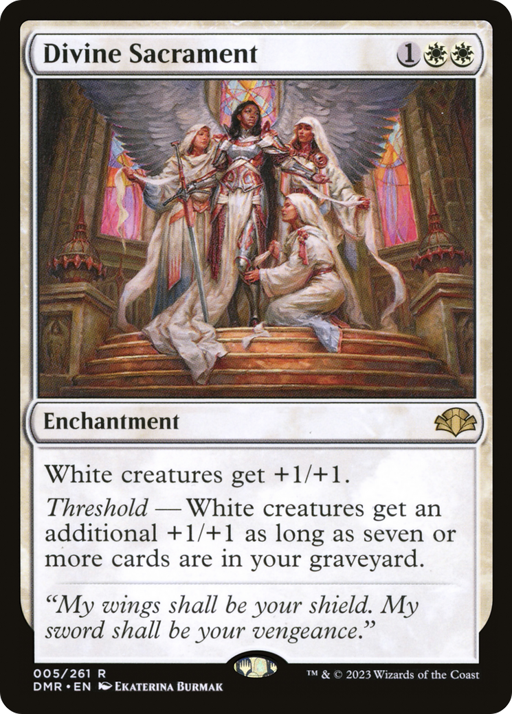 Divine Sacrament [Dominaria Remastered] | Tables and Towers