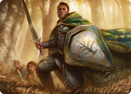 Boromir, Warden of the Tower Art Card [The Lord of the Rings: Tales of Middle-earth Art Series] | Tables and Towers