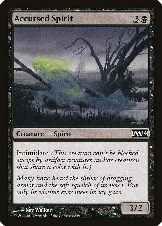 Accursed Spirit [Magic 2014] | Tables and Towers