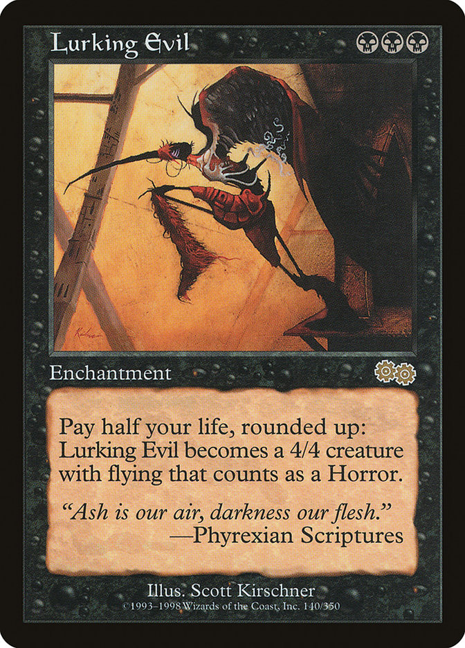 Lurking Evil [Urza's Saga] | Tables and Towers