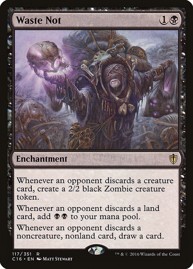 Waste Not [Commander 2016] | Tables and Towers