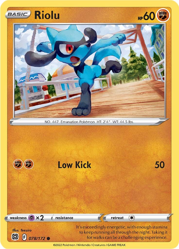 Riolu (078/172) [Sword & Shield: Brilliant Stars] | Tables and Towers