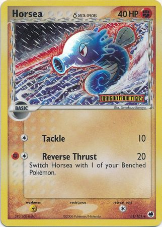 Horsea (31/101) (Delta Species) (Stamped) [EX: Dragon Frontiers] | Tables and Towers