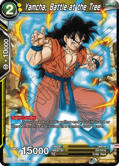 Yamcha, Battle at the Tree (BT15-102) [Saiyan Showdown] | Tables and Towers