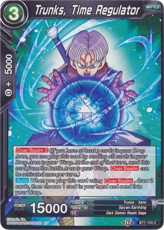 Trunks, Time Regulator (Reprint) (BT7-103) [Battle Evolution Booster] | Tables and Towers