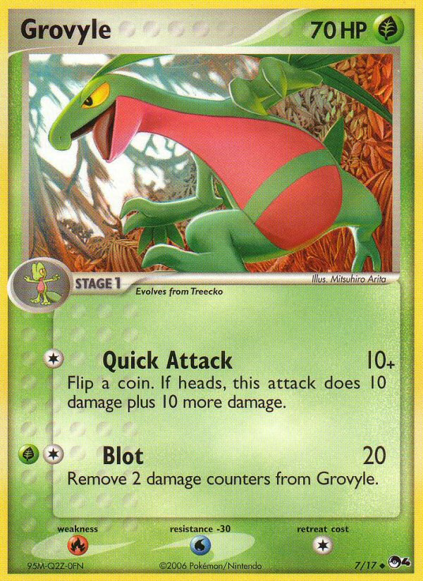 Grovyle (7/17) [POP Series 4] | Tables and Towers