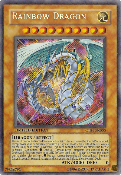 Rainbow Dragon [CT04-EN005] Secret Rare | Tables and Towers