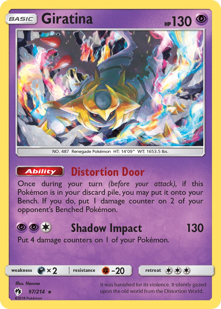 Giratina (97/214) (Theme Deck Exclusive) [Sun & Moon: Lost Thunder] | Tables and Towers