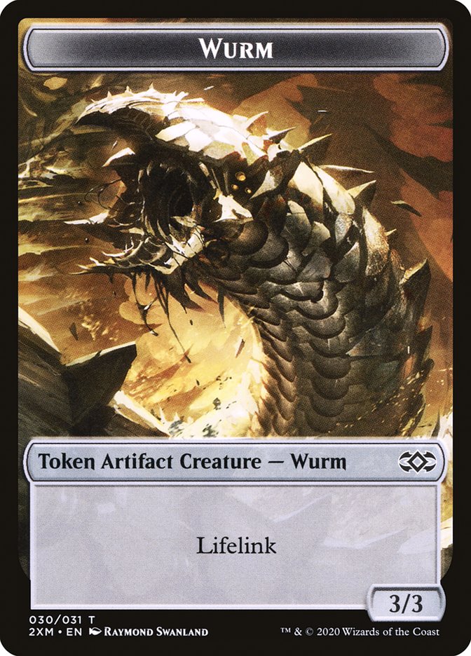 Wurm Token (030/031) [Double Masters Tokens] | Tables and Towers