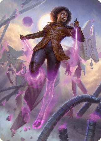 Kaya, Intangible Slayer Art Card [Phyrexia: All Will Be One Art Series] | Tables and Towers