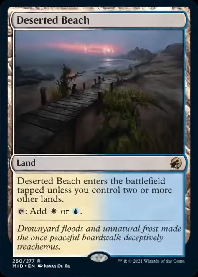 Deserted Beach [Innistrad: Midnight Hunt] | Tables and Towers