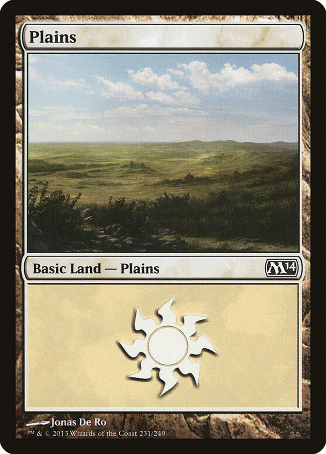 Plains (231) [Magic 2014] | Tables and Towers