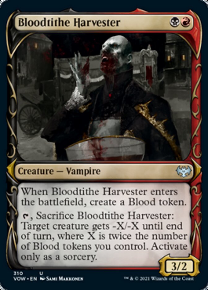 Bloodtithe Harvester (Showcase Fang Frame) [Innistrad: Crimson Vow] | Tables and Towers