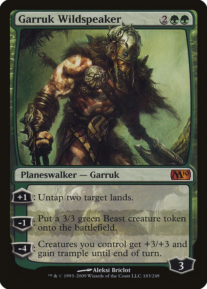 Garruk Wildspeaker [Magic 2010] | Tables and Towers