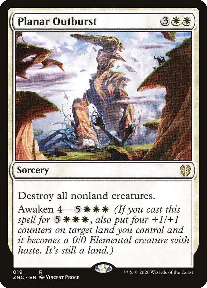 Planar Outburst [Zendikar Rising Commander] | Tables and Towers