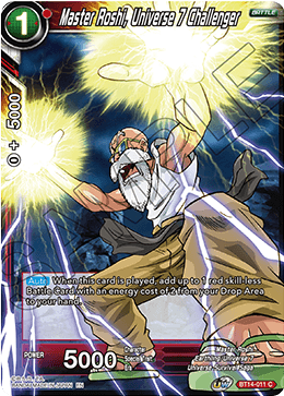 Master Roshi, Universe 7 Challenger (BT14-011) [Cross Spirits] | Tables and Towers