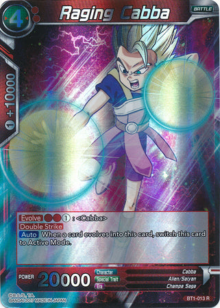 Raging Cabba (BT1-013) [Galactic Battle] | Tables and Towers