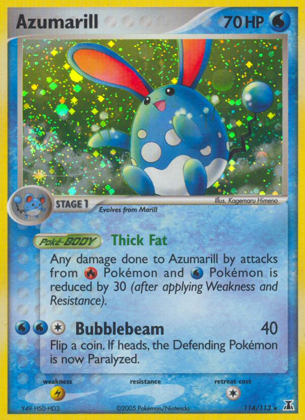 Azumarill (114/113) [EX: Delta Species] | Tables and Towers