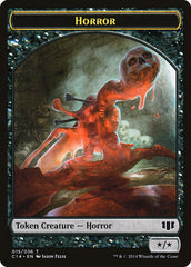 Horror // Zombie (016/036) Double-Sided Token [Commander 2014 Tokens] | Tables and Towers