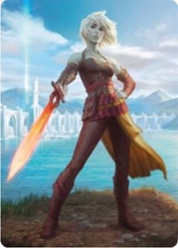 Nahiri, Heir of the Ancients 1 Art Card [Zendikar Rising Art Series] | Tables and Towers