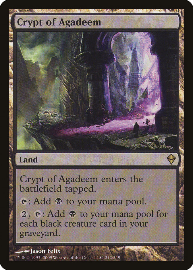 Crypt of Agadeem [Zendikar] | Tables and Towers