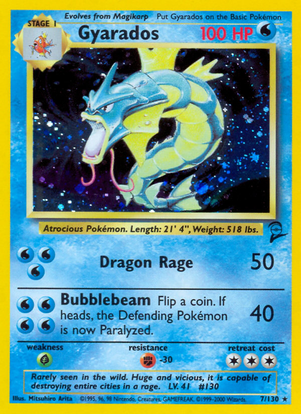 Gyarados (7/130) [Base Set 2] | Tables and Towers