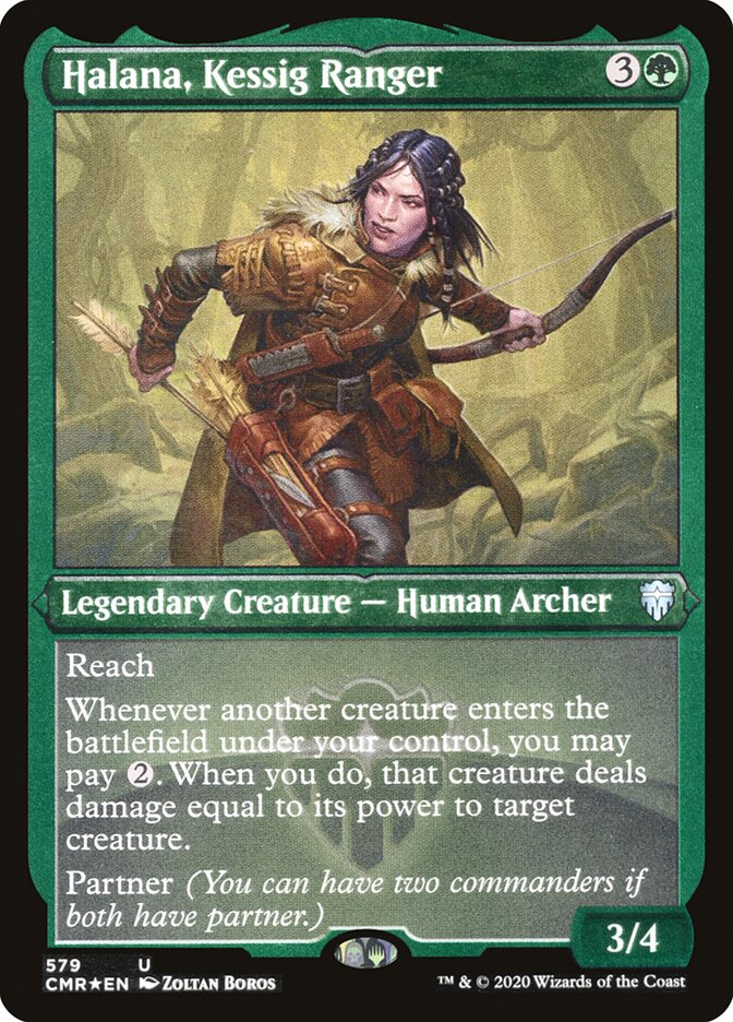 Halana, Kessig Ranger (Foil Etched) [Commander Legends] | Tables and Towers