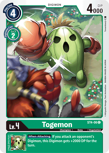 Togemon [ST4-06] [Starter Deck: Giga Green] | Tables and Towers