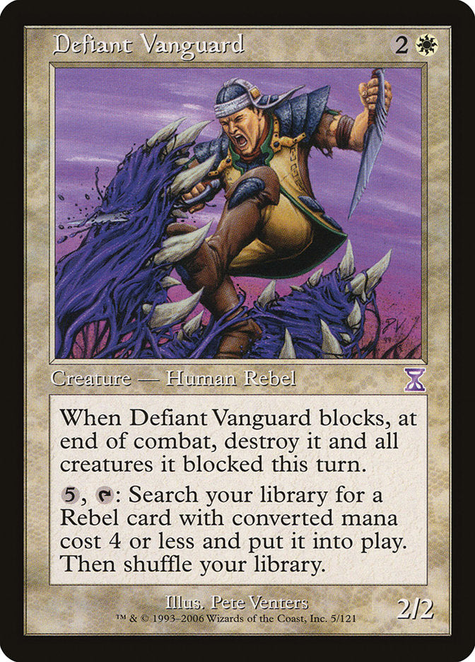 Defiant Vanguard [Time Spiral Timeshifted] | Tables and Towers