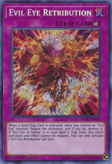 Evil Eye Retribution [INCH-EN039] Secret Rare | Tables and Towers