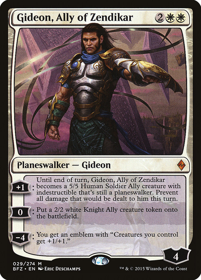 Gideon, Ally of Zendikar [Battle for Zendikar] | Tables and Towers