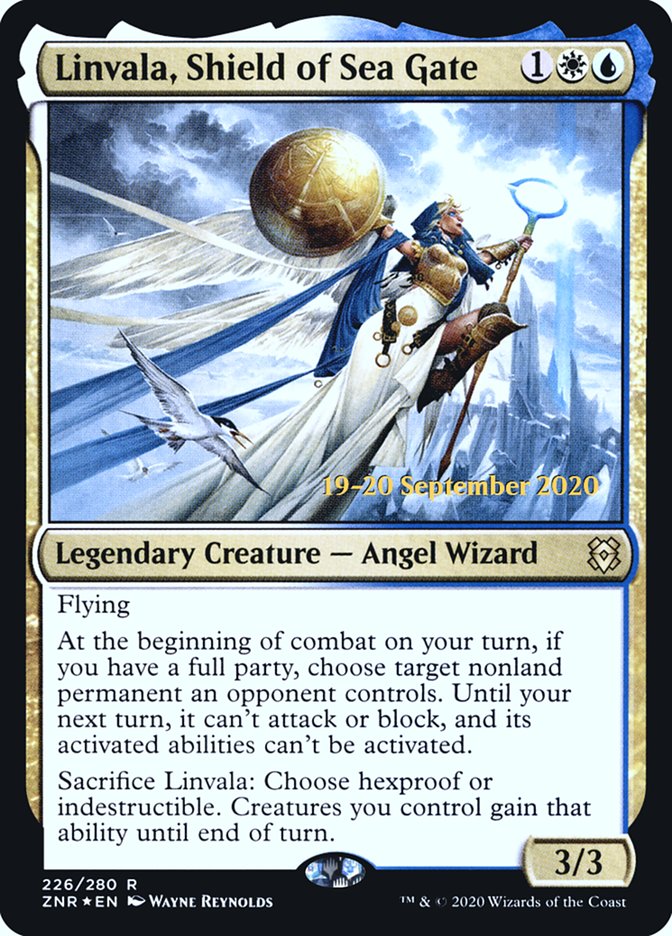 Linvala, Shield of Sea Gate [Zendikar Rising Prerelease Promos] | Tables and Towers